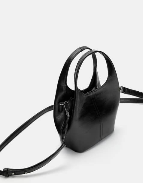 Pull&Bear – Umhängetasche in Schwarz - view 1