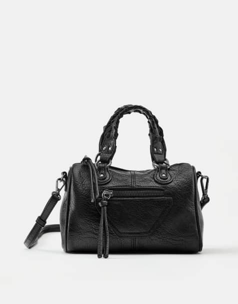Pull&Bear – Umhängetasche in Schwarz - view 1