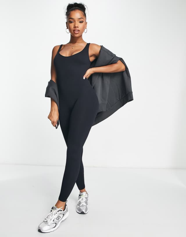 Pull&Bear unitard in black