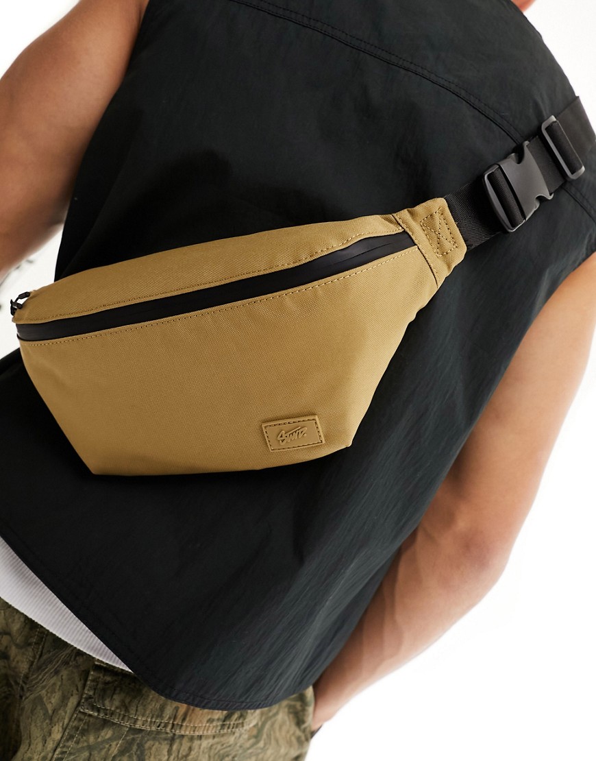 Pull & Bear urban crossbody bum bag in beige-Neutral