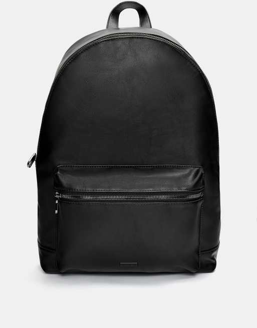 Pull&Bear – Urban – Rucksack in Schwarz