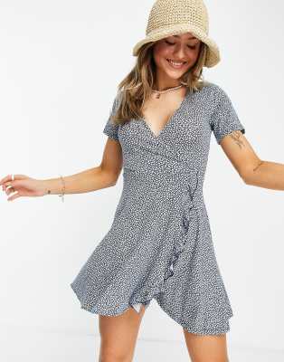 Kimchi blue rita store wrap dress