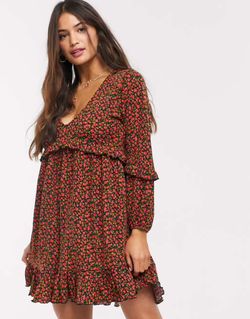 Robe rouge discount pull and bear