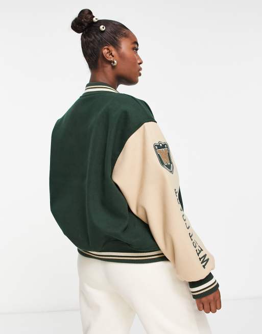 Pull and 2024 bear varsity jacket