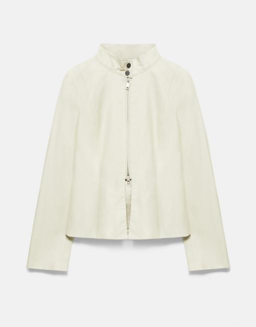Pull&Bear veste ajustée à col montant sable, 7 de 7