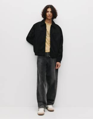 Veste camionneur en imitation daim - Pull & bear - Modalova