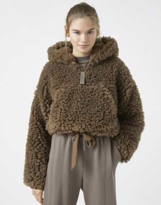 veste mouton pull and bear