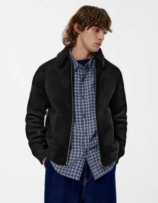 Pull & Bear - Veste double-face combinée - Noir