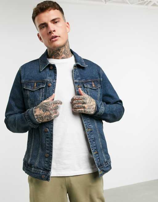 Pull Bear Veste en jean Bleu ASOS Pull Bear Veste en jean Bleu ASOS