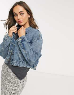 pull and bear veste en jean