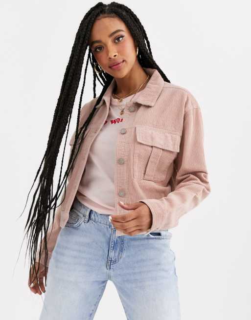 Veste velour pull and bear new arrivals