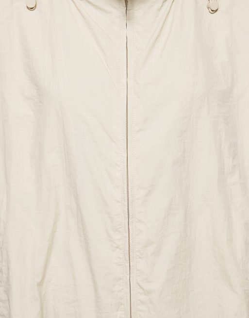 Pull&Bear veste légère à capuche sable, 7 de 7