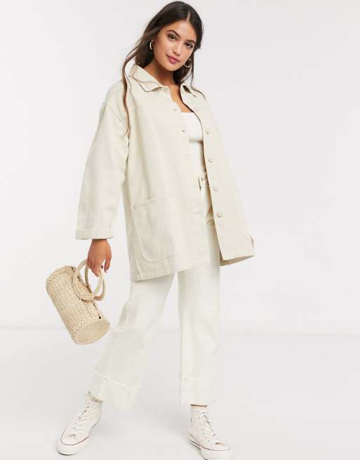 Veste discount beige oversize