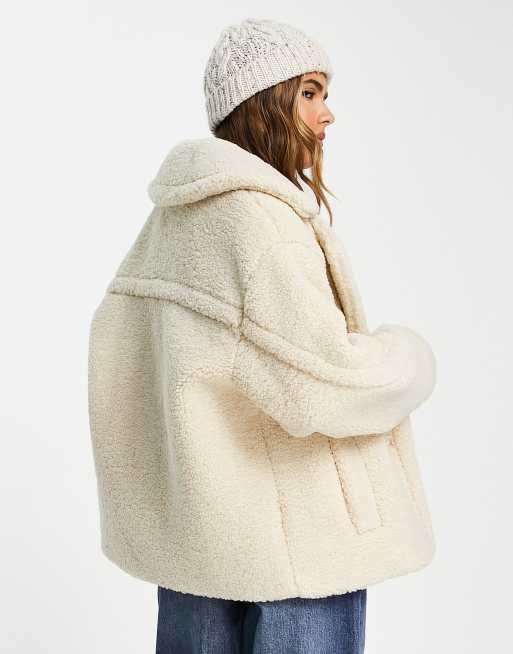 manteau teddy bear pull and bear