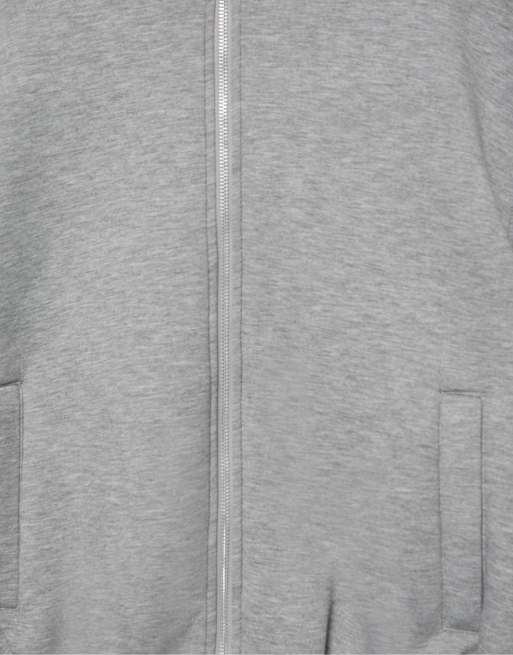 Pull&Bear veste zippée effet néoprène gris chiné, 7 de 7