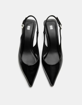 Pull&Bear Vinyl high-heel shoes 