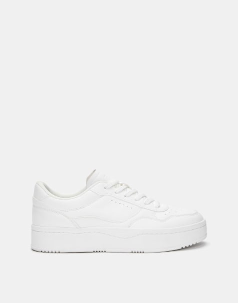 Pull&Bear – Vita, grova sneakers - view 1
