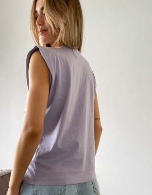 pull and bear volume shoulder t shirt