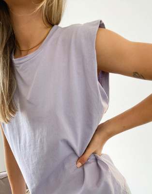 pull and bear volume shoulder t shirt