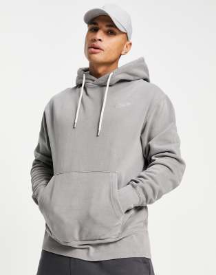 Pull&Bear washed hoodie in grey co-ord | ASOS