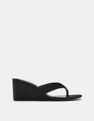Pull&Bear Wedge high-heel sandals 