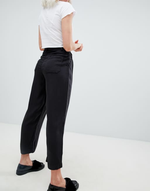 Wide leg 2025 ankle grazer trousers