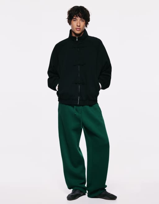 Pull&Bear jersey set in green, 2 of 3