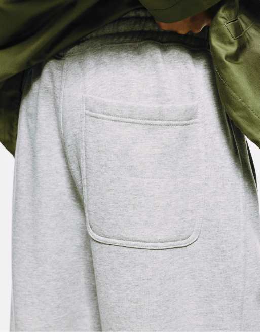 Pull&Bear Wide Leg Baggy Jogginghose in grau meliert, 4 von 7