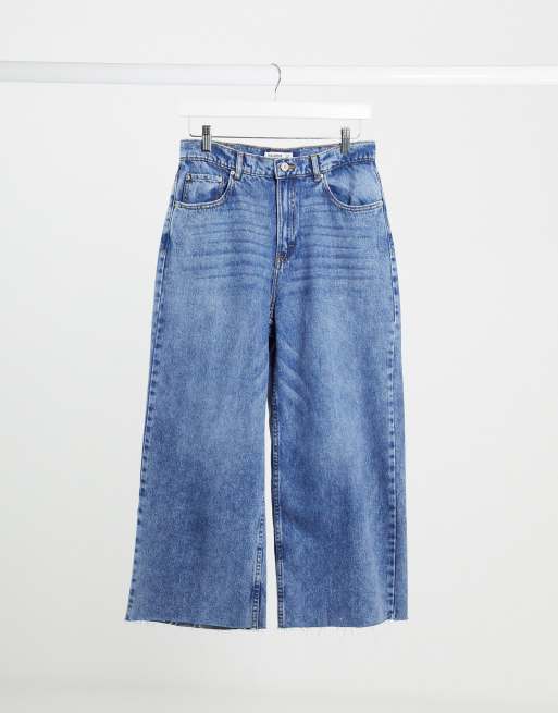 pull&bear flare jean in blue