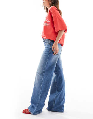 Pull & Bear Wide Leg Jeans