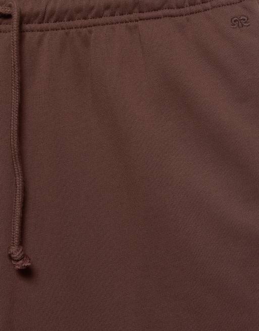 Pull&Bear Wide-leg joggers in brown, 6 of 7
