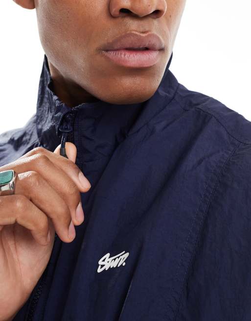 ジャケット・アウター DESCENDANT CRICKET COPO JACKET (NAVY) Champion mens Stadium Packable Jacket, Left Chest Script