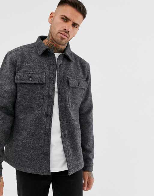 Coach jacket pull deals and bear