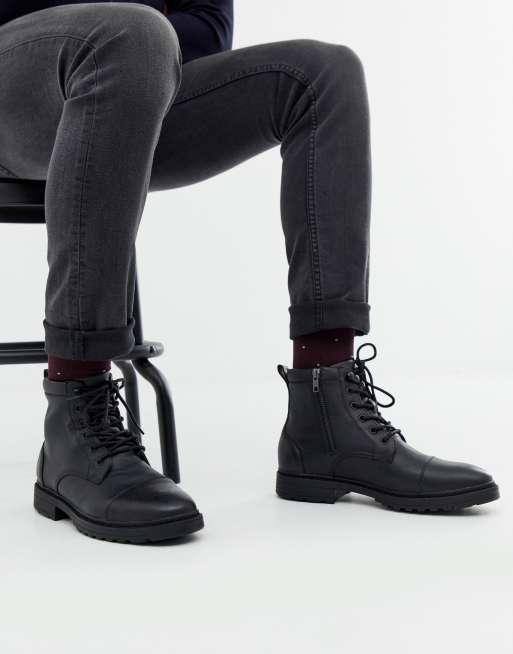 Black 2025 worker boots