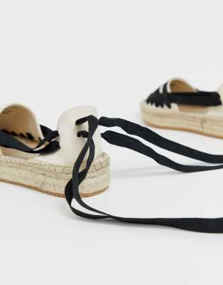 wrap around espadrilles