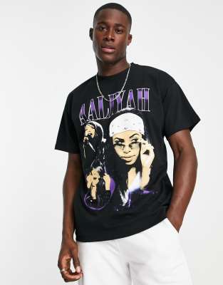 pull and bear aaliyah t shirt