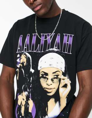 pull and bear aaliyah t shirt