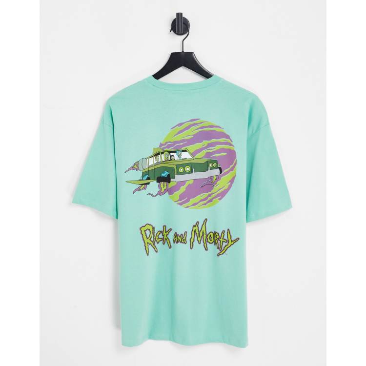 Pullu0026Bear Rick And Morty T-shirt In Light Blue Tie Dye | forum.iktva.sa