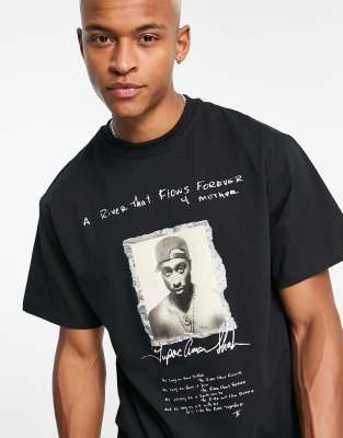pull&bear tupac shirt