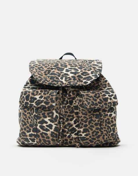 Pull&Bear - Zaino con stampa leopardata - view 1