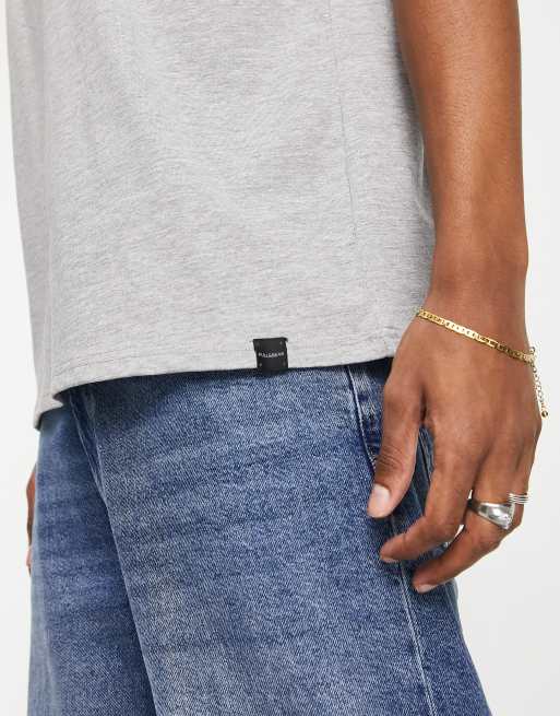 Pull&Beer - Oversized T-shirt in grijs gemêleerd, exclusief bij ASOS, 3 van 4