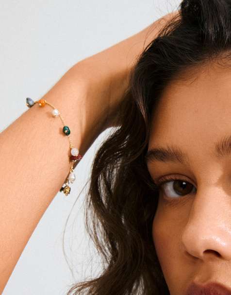 Pulsera chapada en oro Between de Pilgrim - view 1