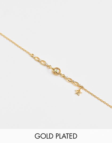 Pulsera chapada en oro de 18 quilates Milkyway de Girls Crew - view 1