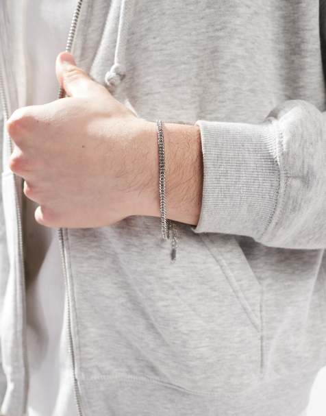 Pulsera de cadena barbada entrelazada de acero inoxidable de Lost Souls - view 1