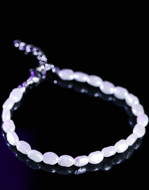 Pulsera de perlas de imitación de ASOS DESIGN