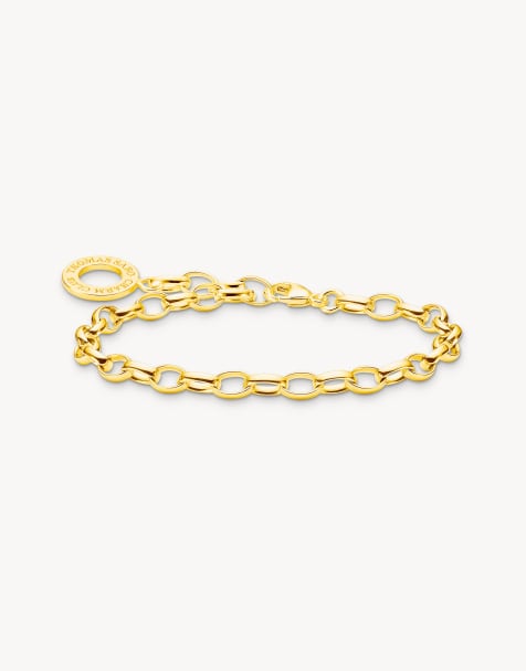 Pulsera dorada clásica con charm de Thomas Sabo - view 1