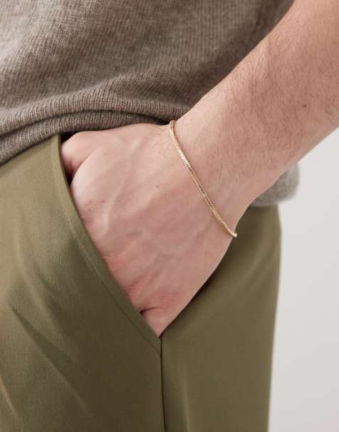 Pulsera dorada clásica de cadena fina de Faded Future - view 1