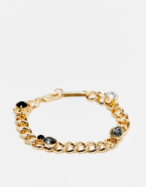 Pulseras de Hombre | de Plata y Cuero de Hombre | ASOS