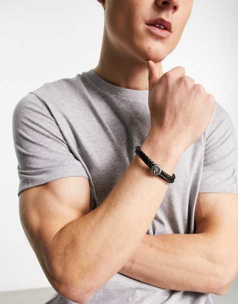 Pulsera negra de cuerda de Steve Madden - view 1