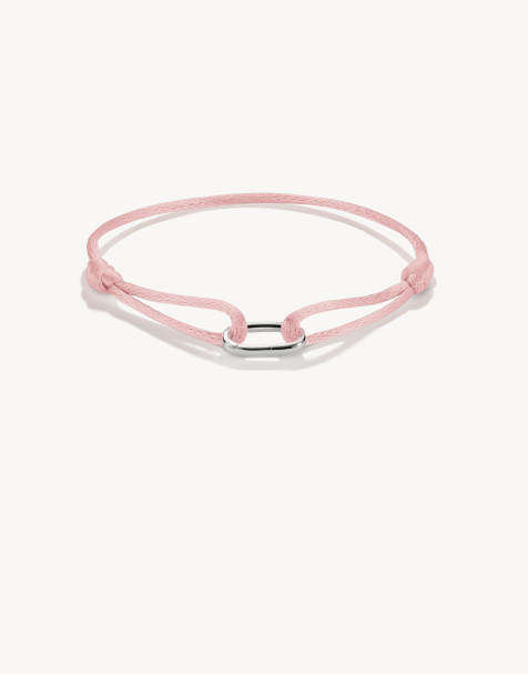 Pulsera plateada y rosa de Thomas Sabo - view 1